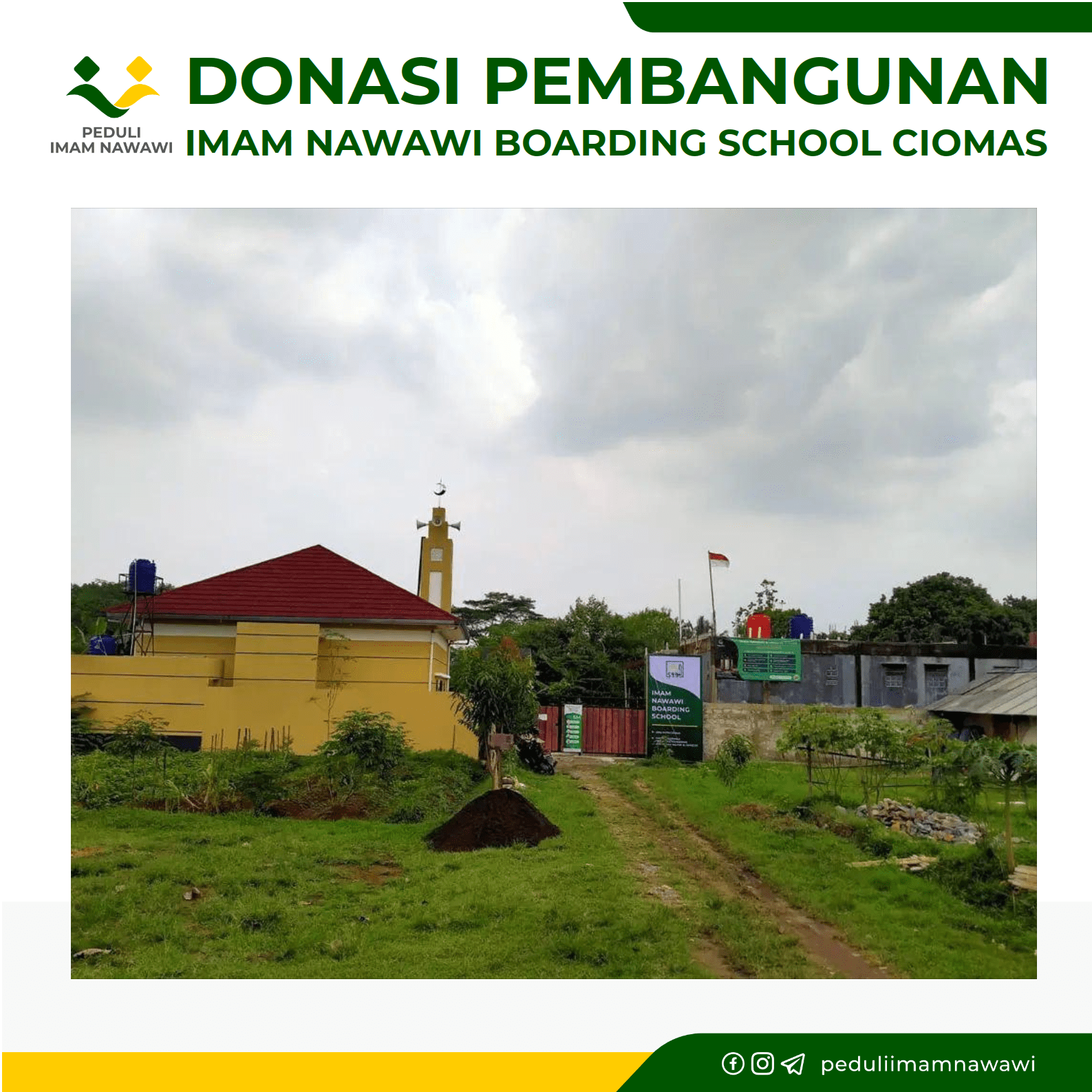 Read more about the article Progress Pembangunan Imam Nawawi Boarding School Putri Ciomas