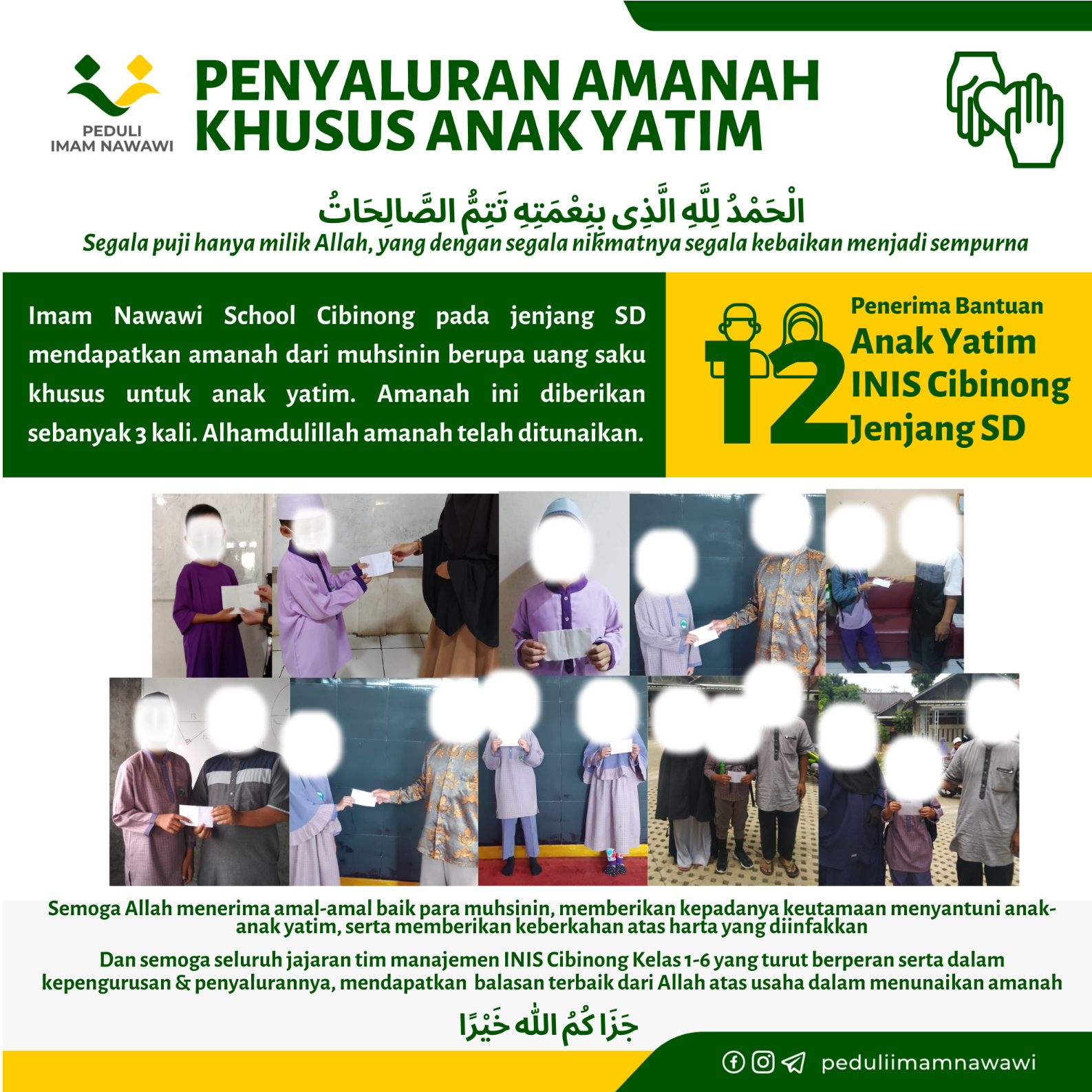 Read more about the article Penyaluran Amanah Khusus Yatim