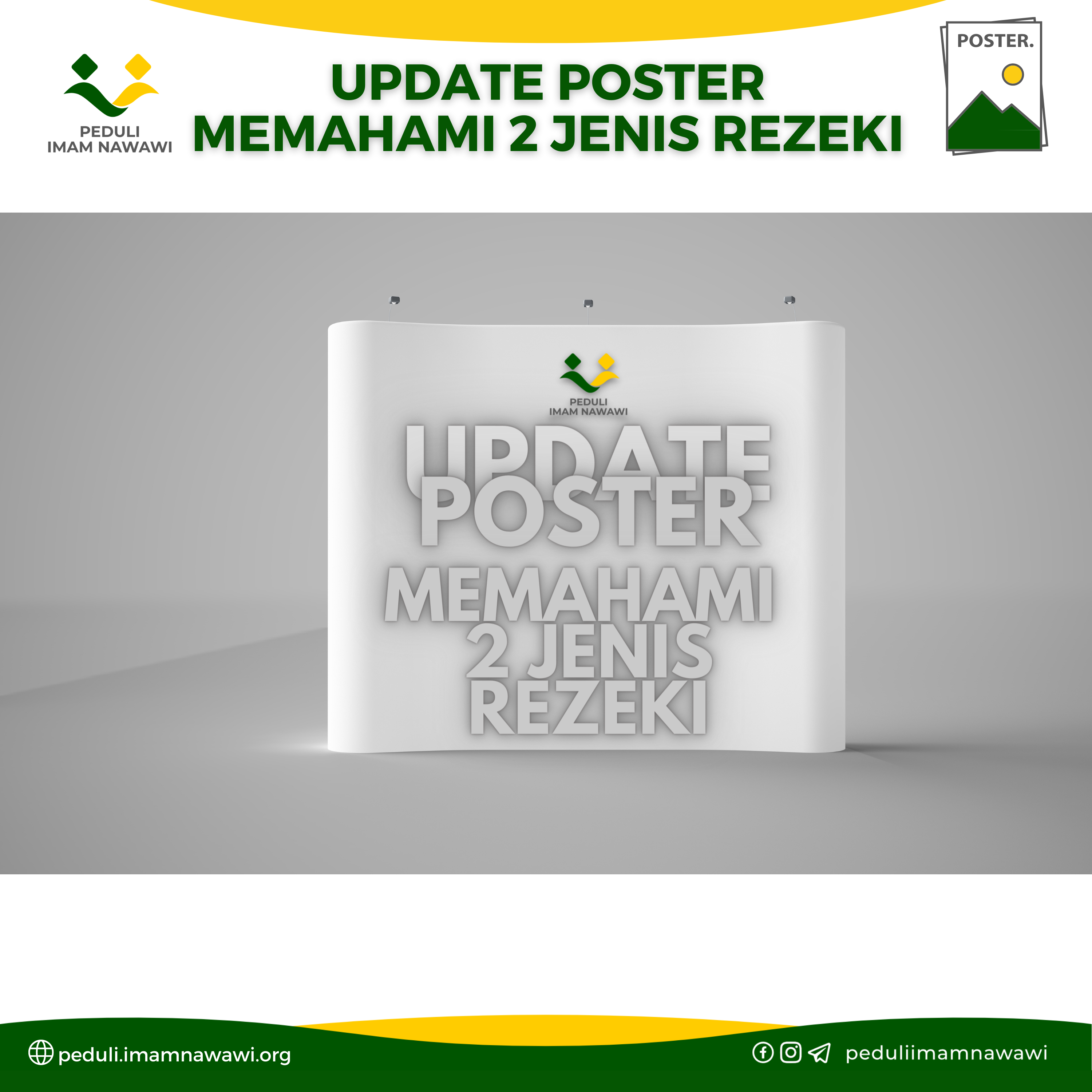You are currently viewing Poster Peduli Imam Nawawi – Memahami 2 Jenis Rezeki