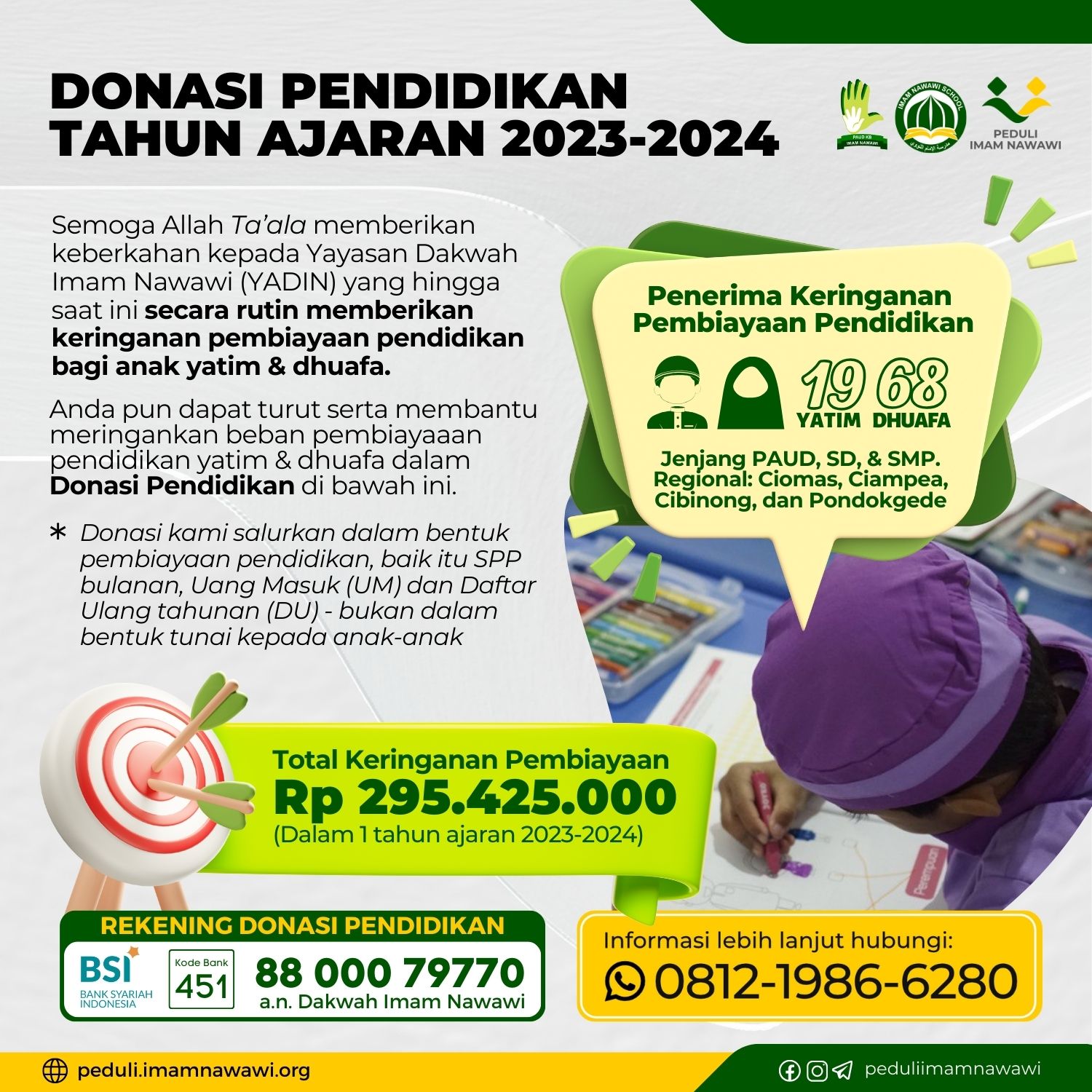 Read more about the article Donasi Pendidikan TA 2023-2024